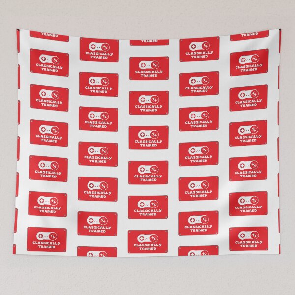 Item preview, Classically Trained - Red (on White) designed and sold by PawsitiveMum3.