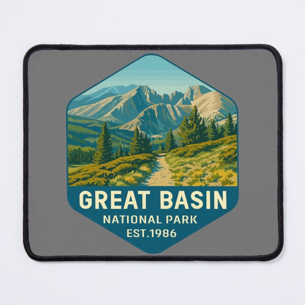 Item preview, Great Basin National Park Retro Desert Mountain Sticker designed and sold by Ismeal Von.
