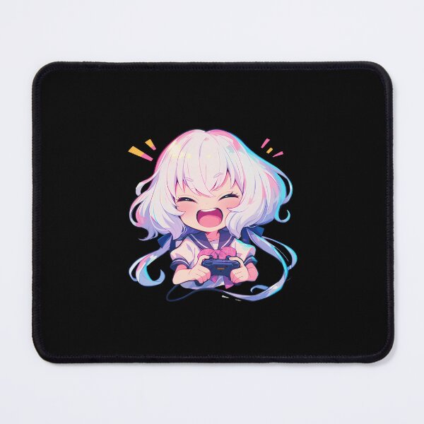 Item preview, Junko Konno Zombieland Saga Jin Kisaragi Blazblue Game Chibi Gamer Kawaii designed and sold by earlobejerk.