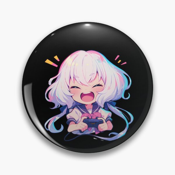 Item preview, Junko Konno Zombieland Saga Jin Kisaragi Blazblue Game Chibi Gamer Kawaii designed and sold by earlobejerk.