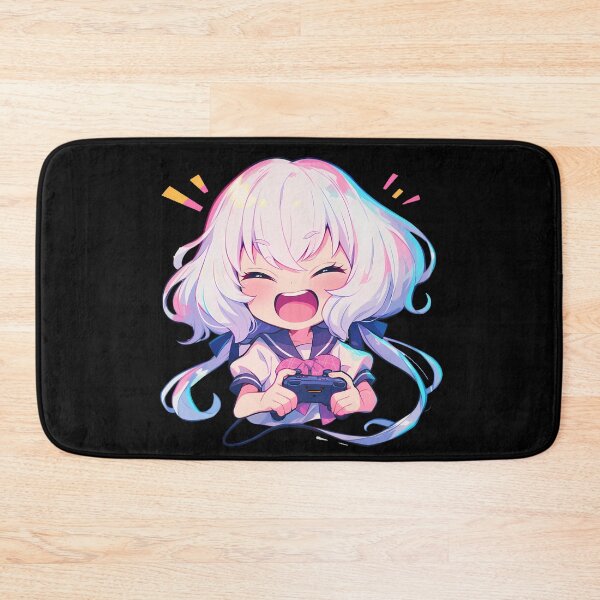 Item preview, Junko Konno Zombieland Saga Jin Kisaragi Blazblue Game Chibi Gamer Kawaii designed and sold by earlobejerk.
