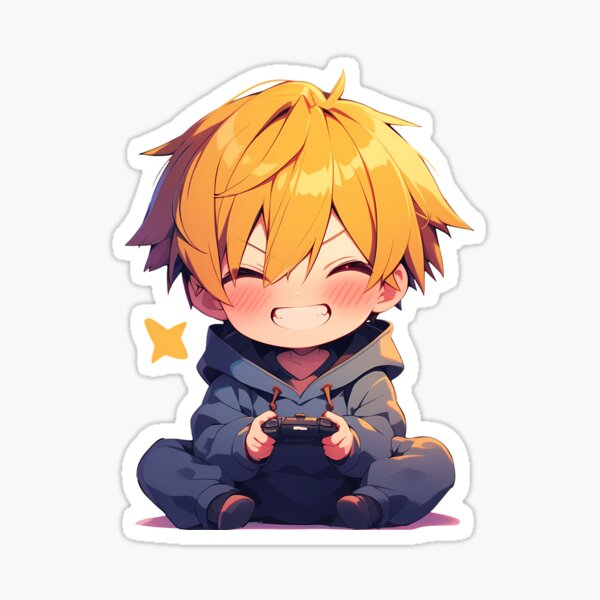 Aperçu de l'œuvre Masaomi Kida Durarara Legoshi Beastars Anime Chibi Mignon Gamer Loup créée et vendue par earlobejerk.