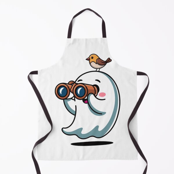 Item preview, Haunted Hobbies Birdwatching Ghost designed and sold by DeafPigeonDesigns.