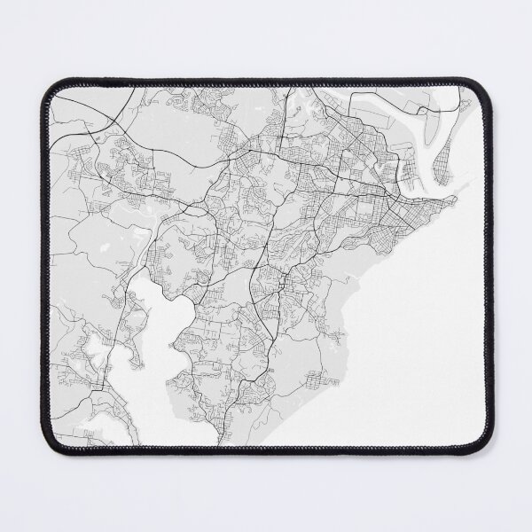 Item preview, Newcastle City Map of New South Wales, Australia - Light designed and sold by deMAP.