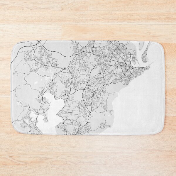 Item preview, Newcastle City Map of New South Wales, Australia - Light designed and sold by deMAP.