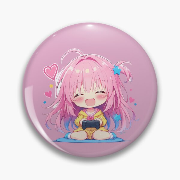 Item preview, Yui Kotegawa Love Ru W Arknights Game Chibi Gamer Adorable designed and sold by earlobejerk.