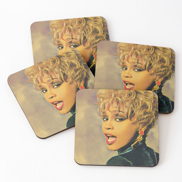 Item preview, Whitney Houston portrait designed and sold by Pinkgnomie.