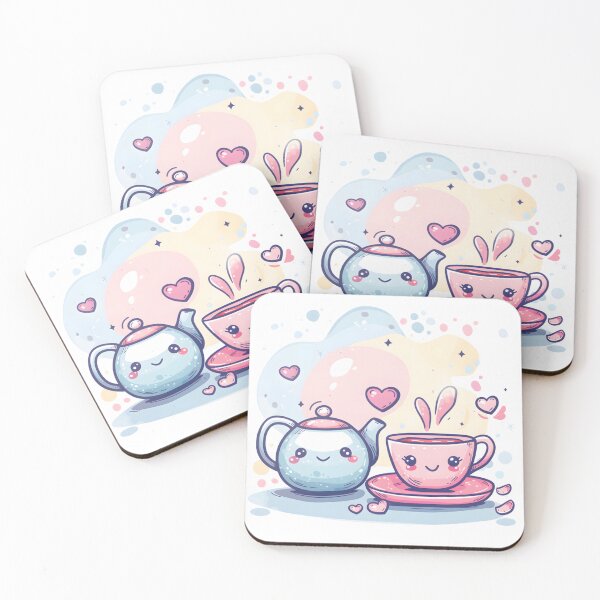 Item preview, Tea time, cute teapot and cup design designed and sold by Bellaleo21.