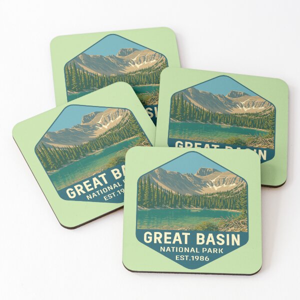 Item preview, Great Basin National Park Retro Desert Mountain Sticker designed and sold by Ismeal Von.