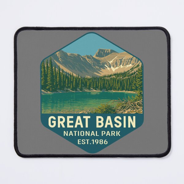 Item preview, Great Basin National Park Retro Desert Mountain Sticker designed and sold by Ismeal Von.