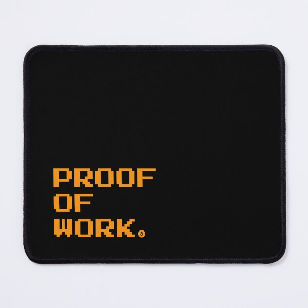 Item preview, Proof of Work - Pixel Art Bitcoin Design designed and sold by CyberRex.