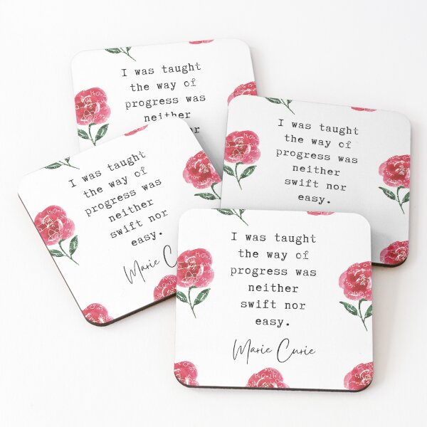 Item preview, Marie Curie quote - progress designed and sold by MrsLanOk.