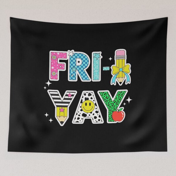 Item preview, Happy Friyay  Back To School Shirt for Teacher Abd Funny School Teacher Team Matching Tee Coquette Teacher Pencil  designed and sold by MotivaChic.