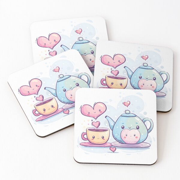 Item preview, Tea time, cute teapot and cup design designed and sold by Bellaleo21.