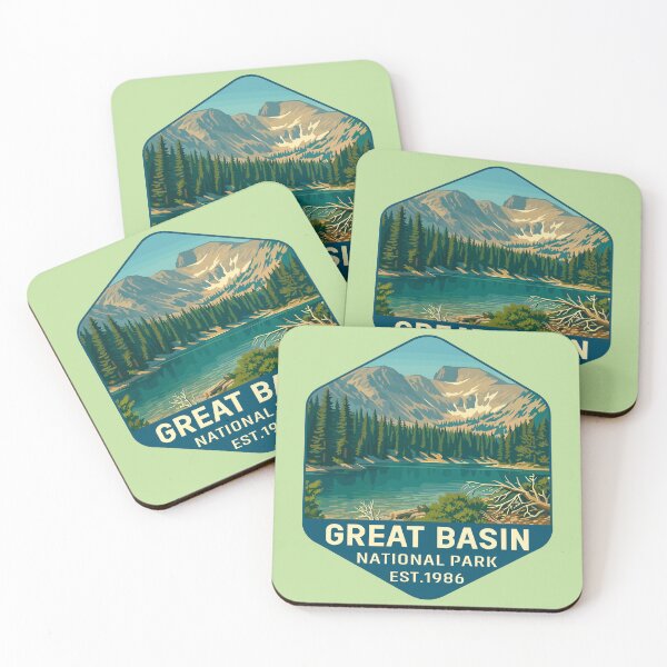 Item preview, Great Basin National Park Retro Desert Mountain Sticker designed and sold by Ismeal Von.
