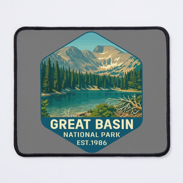Item preview, Great Basin National Park Retro Desert Mountain Sticker designed and sold by Ismeal Von.
