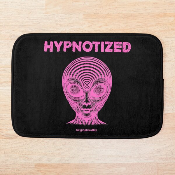 Aperçu de l'œuvre Hypnotisé - Contrôle mental extraterrestre - Édition rose créée et vendue par Original Graffiti.