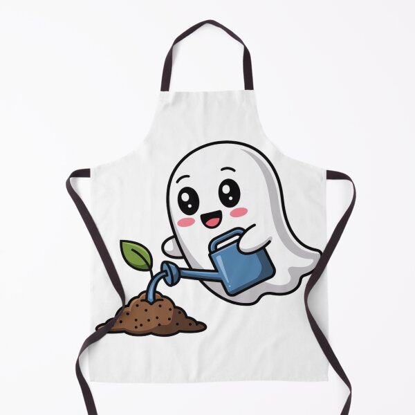 Item preview, Haunted Hobbies Gardening Ghost designed and sold by DeafPigeonDesigns.