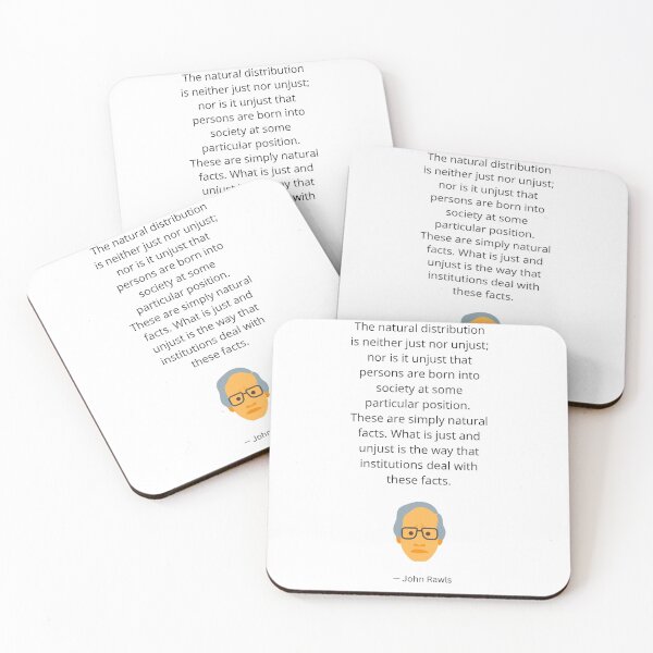 Item preview, John Rawls quote - justice designed and sold by MrsLanOk.