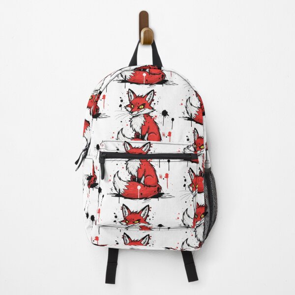 Item preview, Grunge Cartoon Fox with Mischievous Expression designed and sold by AFernandesDSG.