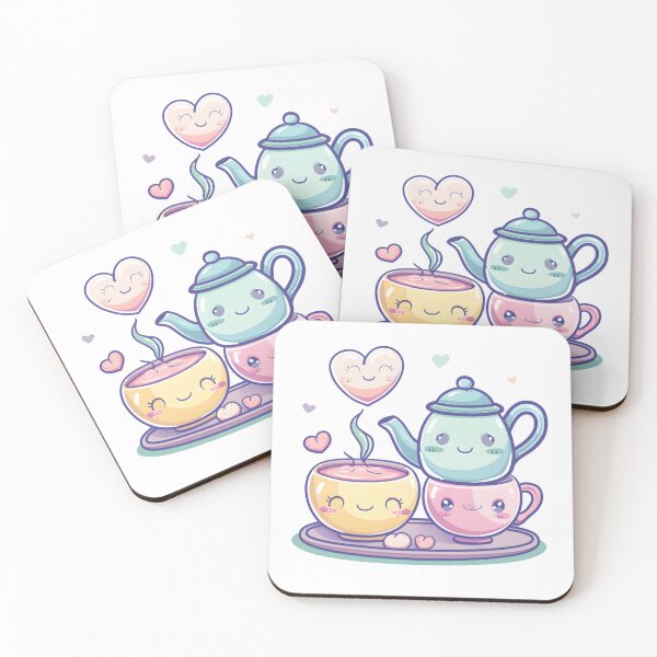Item preview, Tea time, cute teapot and cup design designed and sold by Bellaleo21.