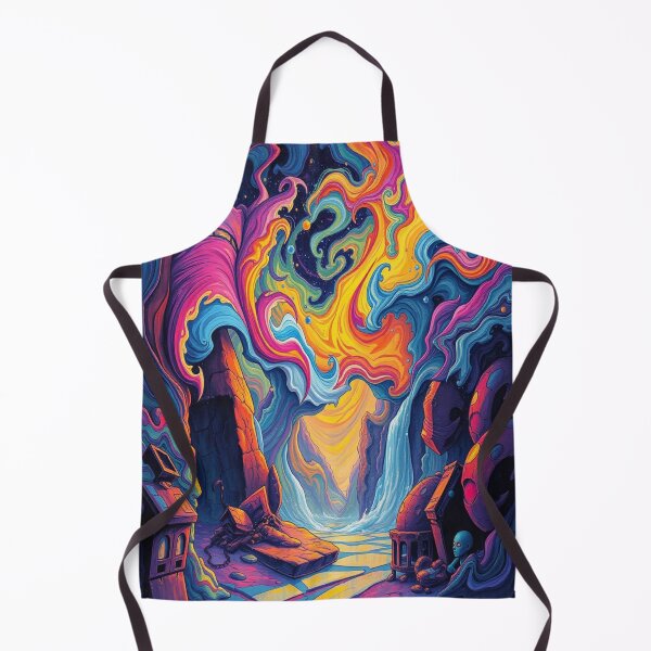 Item preview, Vibrant Abstract Dreamscape – Flood of colors meets dynamic forms in surreal harmony designed and sold by FotoworldEdel.