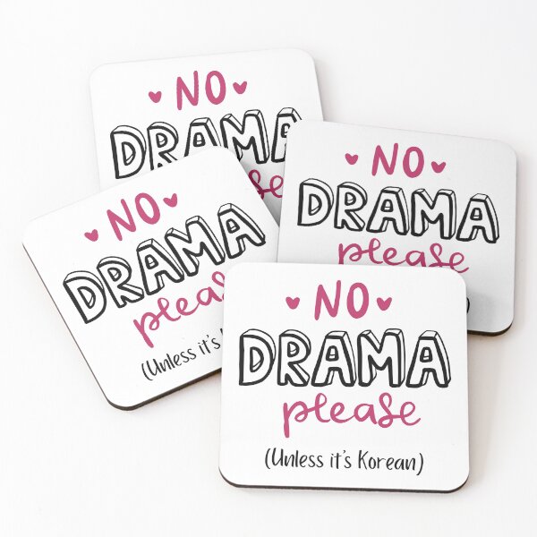 Item preview, No Drama Please (Unless It's Korean) designed and sold by Kindred & Thistle.