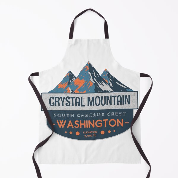 Item preview, Crystal Mountain, South Cascade Crest, Washington, Mountain Badge designed and sold by Wanderful-roads.