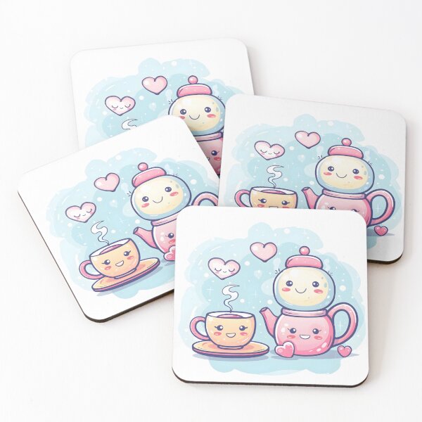 Item preview, Tea time, cute teapot and cup design designed and sold by Bellaleo21.