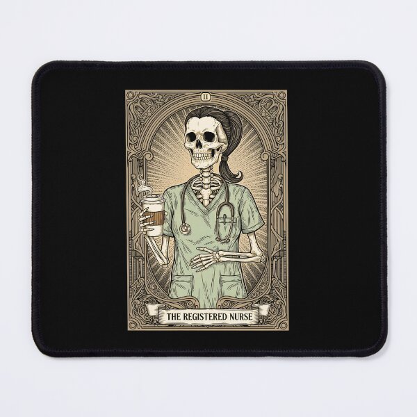 Item preview, Registered Nurse Registered Nurse Tarot Card Fall RN  Funny Gift for Registered Skeleton Nurse designed and sold by MotivaChic.