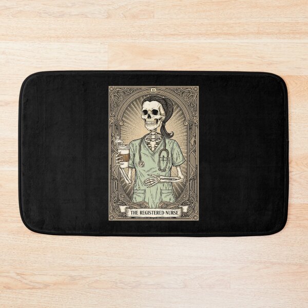 Item preview, Registered Nurse Registered Nurse Tarot Card Fall RN  Funny Gift for Registered Skeleton Nurse designed and sold by MotivaChic.