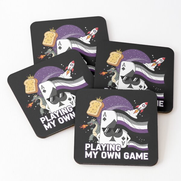 Item preview,  "Playing My Own Game" Asexual Pride Design designed and sold by DMNindustries.