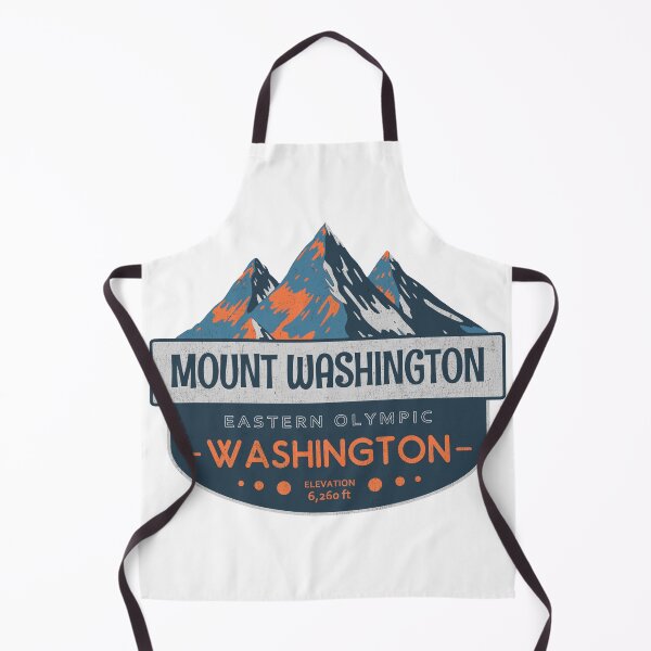 Item preview, Mount Washington, Eastern Olympic Mountains, Washington, Mountain Badge designed and sold by Wanderful-roads.