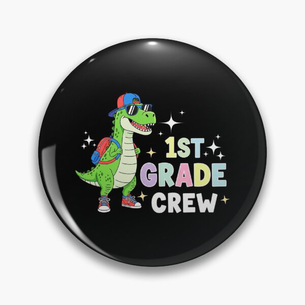 Item preview, First Day Of School Dinosaur Crew Team 1st Grade Back To School  First Grade Tee First Day Of School Teacher designed and sold by MotivaChic.