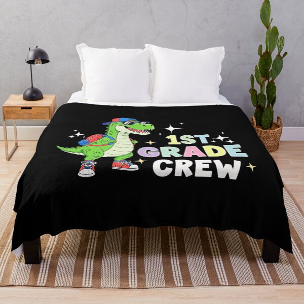 Item preview, First Day Of School Dinosaur Crew Team 1st Grade Back To School  First Grade Tee First Day Of School Teacher designed and sold by MotivaChic.
