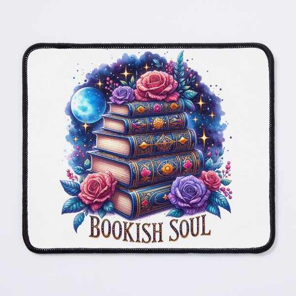 Item preview, Bookish Soul – Spicy Reader Aesthetic Moon Design designed and sold by Bearbones81.