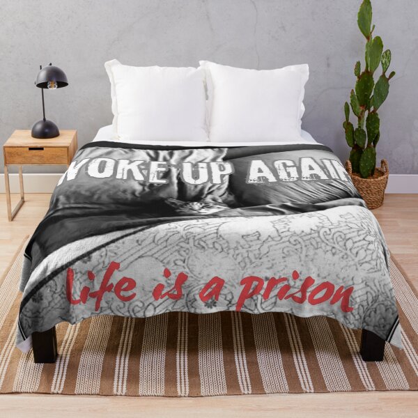 Item preview, Woke up again ... life is a prison designed and sold by Mildly Doomed & Reluctantly Awake.