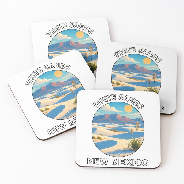 Item preview, White Sands National Park Poster – New Mexico Desert Landscape Art designed and sold by inkNext.