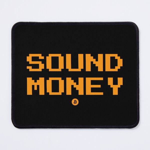 Item preview, Sound Money - Bitcoin Pixel Art Design designed and sold by CyberRex.