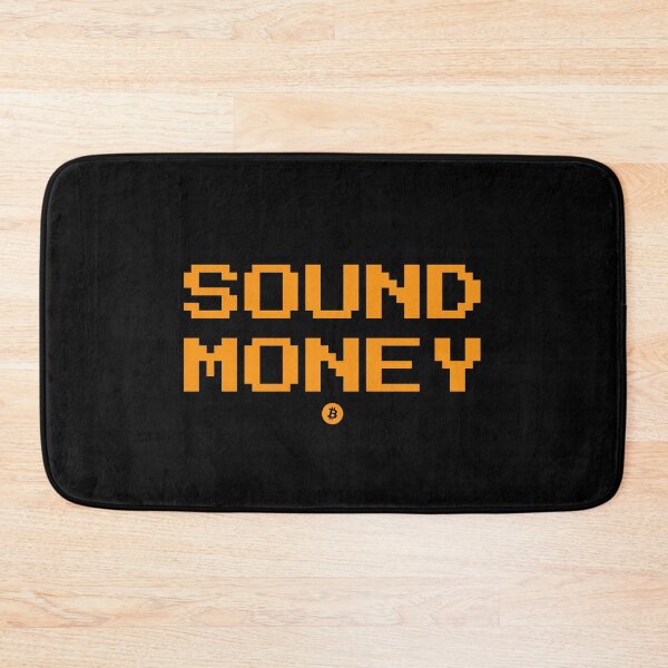 Item preview, Sound Money - Bitcoin Pixel Art Design designed and sold by CyberRex.