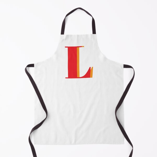 Item preview, Letter L in orange – Cute Alphabet Initial Monogram Design designed and sold by Monika Howarth.