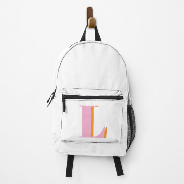 Item preview, Letter L in pink – Cute Alphabet Initial Monogram Design designed and sold by Monika Howarth.