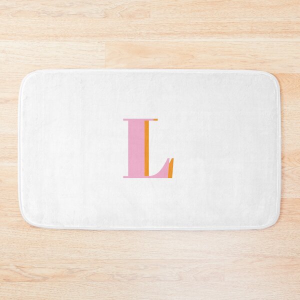 Item preview, Letter L in pink – Cute Alphabet Initial Monogram Design designed and sold by Monika Howarth.