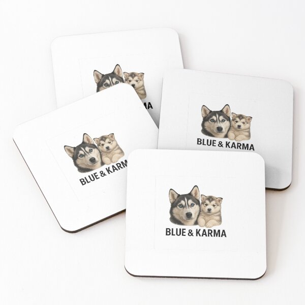 Item preview, Blue & Karma – Husky Love Logo designed and sold by Bluekarmaart.