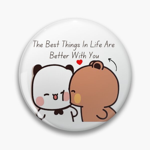 Item preview, The Best Things In Life Are Better With You Bubu Dudu Panda And Brownie Bear Couple 2024 designed and sold by OceanLiveArts.