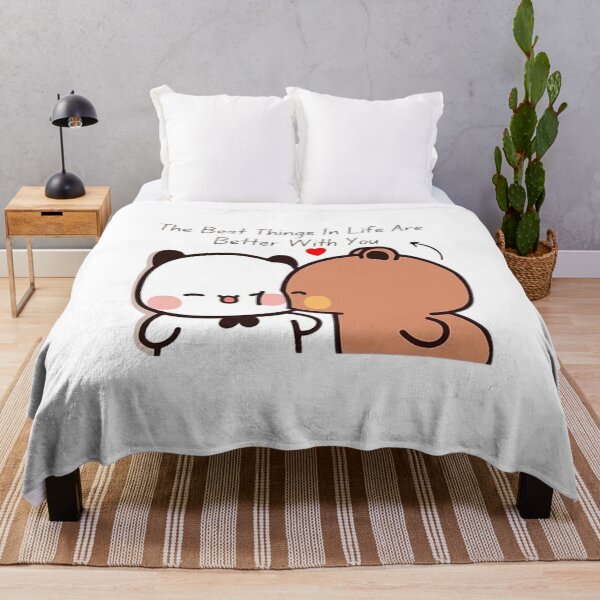 Item preview, The Best Things In Life Are Better With You Bubu Dudu Panda And Brownie Bear Couple 2024 designed and sold by OceanLiveArts.