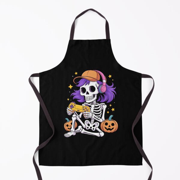 Item preview, Gamer Skeleton Halloween Video Game Gaming designed and sold by CookWorldLaughs.