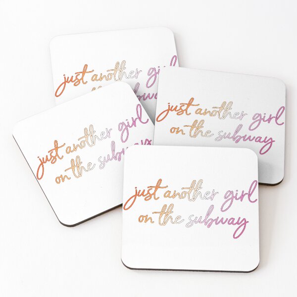 Item preview, Chappell Roan - The Subway Lyrics - Lesbian Pride Colours designed and sold by jeminamarina.