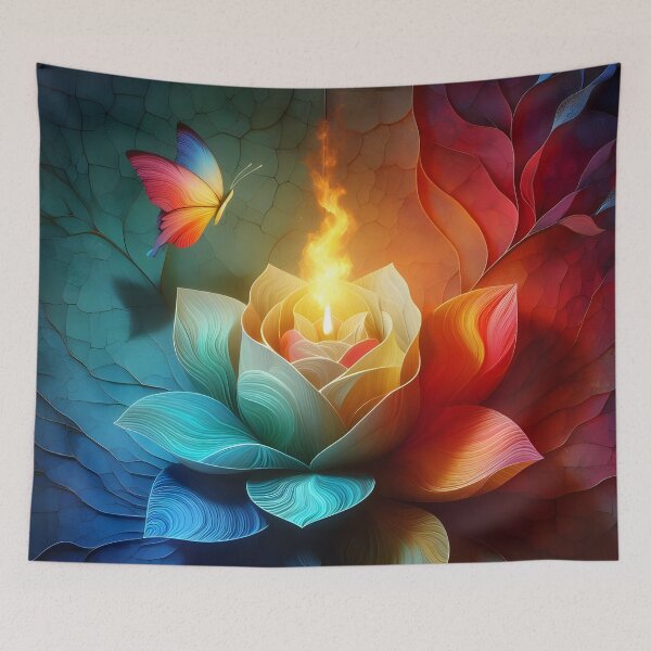 Item preview, Flower and Flame, Ai Generated Art  designed and sold by ACC .