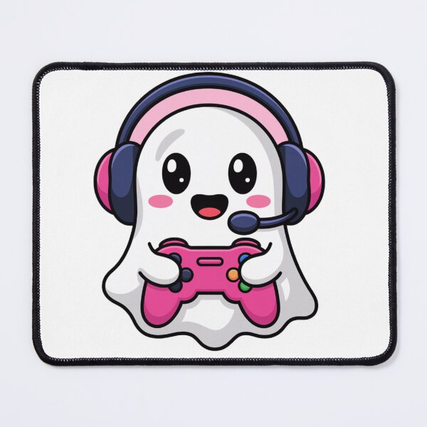 Item preview, Haunted Hobbies Gaming Ghost designed and sold by DeafPigeonDesigns.